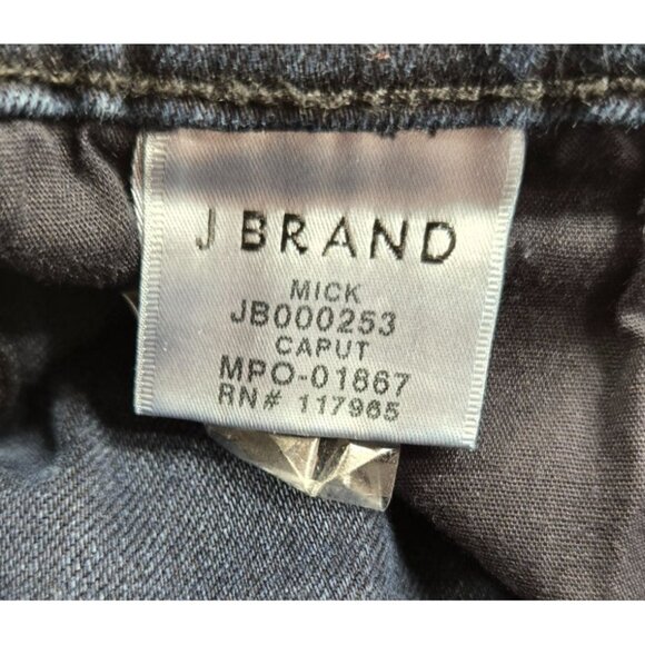 J Brand Mick Mens Dark Wash Slim Fit Jeans Size 34x32 Normcore Pretty - Picture 3 of 10